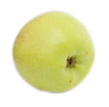 Green apples Isolated on a white background