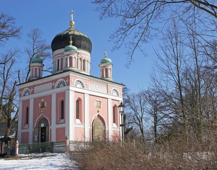 Old Russian Church, Alexandrowka Village, Potsdam, Germany, Europe