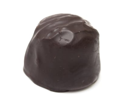 chocolate candy on a white background