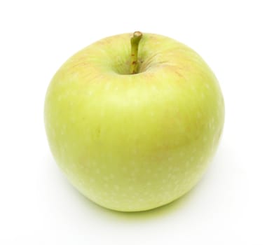 green apple on a white background