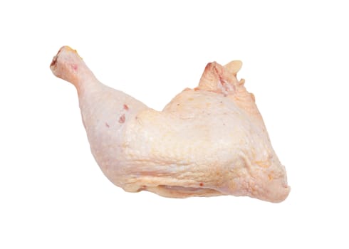 Chicken legs, it is isolated on white 