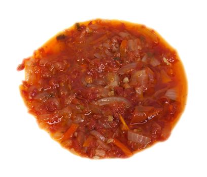 Soup vegetable on a white background