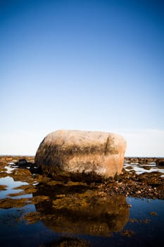 Stones in water - low tide