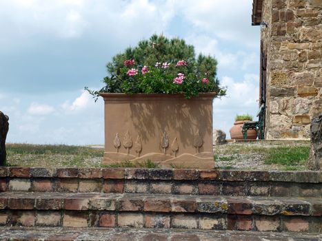 The landscape of the Val d’Orcia. Tuscany. Italiy