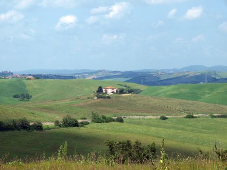 The landscape of the Val d’Orcia. Tuscany. Italiy