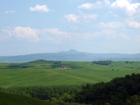 The landscape of the Val d’Orcia. Tuscany. Italiy