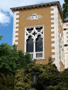Venice - typical adornments for venetian windows