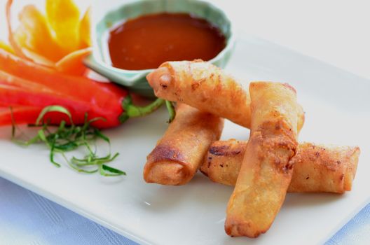 veg spring rolls