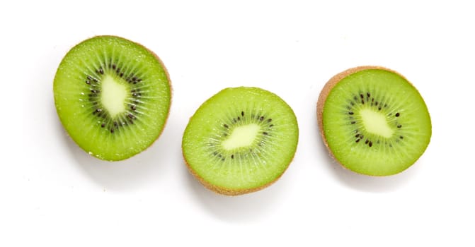 kiwi on a white background