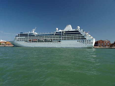 passenger ferry in venice