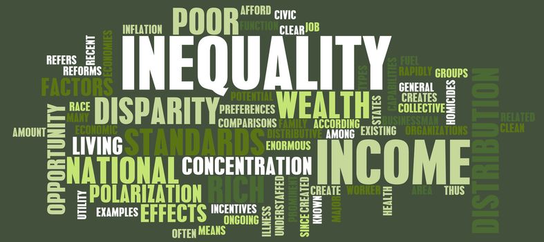 Income Inequality and Wealth Distribution as Art