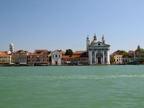 Venice - buildings along Giudecca Canal