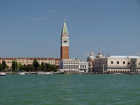 Venice - St. Mark's Square as seen from the San Macro Canal
