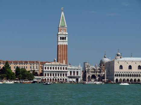 Venice - St. Mark's Square as seen from the San Macro Canal