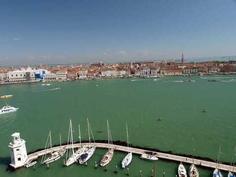 Venice - view from the tower of the church of San Giorgio Magiore