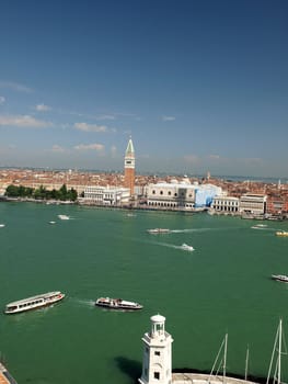 Venice - view from the tower of the church of San Giorgio Magiore