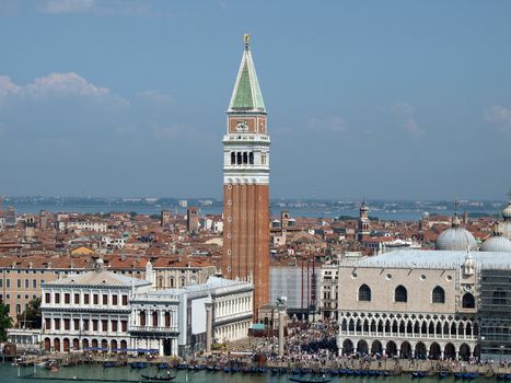 Venice - St. Mark's Square as seen from the San Macro Canal