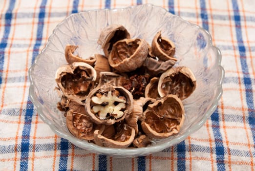 walnuts in a saucer