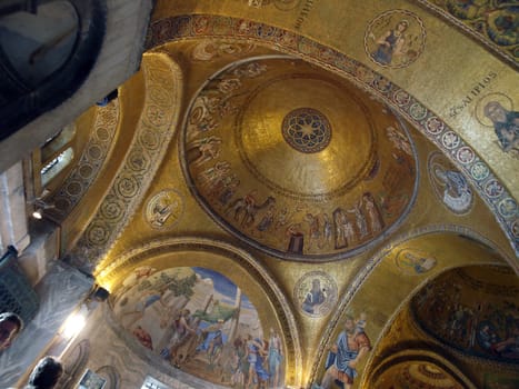 Interior of St Mark s Basilica Venice Italy 