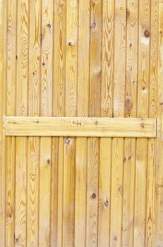 Close up of gray wooden fence panels 