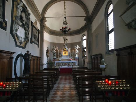 Venice - st. Peters church from Murano island - interior 
