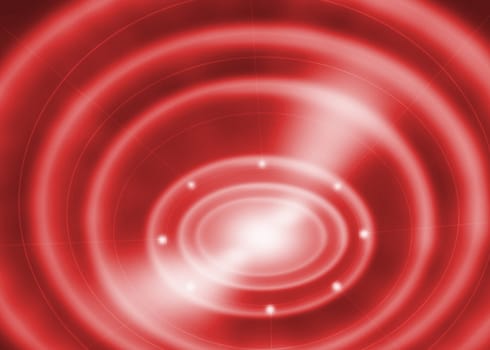 abstract wave light, red background