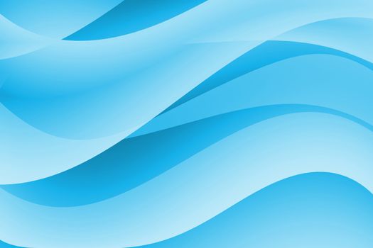 Abstract curve with blue background