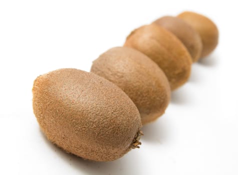 Kiwi on white background
