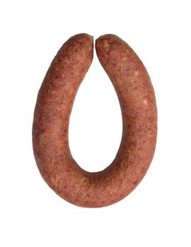 sausage on a white background