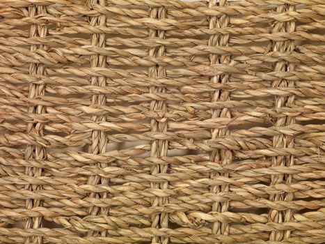 Woven baskets isolated against a white background