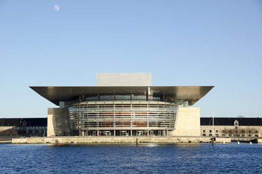 The Copenhagen Opera House, Operaen, seen from the side