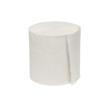 toilet paper on a white background