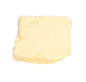 Butter isolated on white with clipping path 