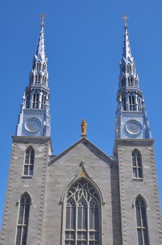 Notre Dame Cathedral in Ottawa, Canada