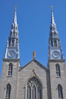 Notre Dame Cathedral in Ottawa, Canada
