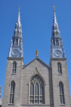 Notre Dame Cathedral in Ottawa, Canada