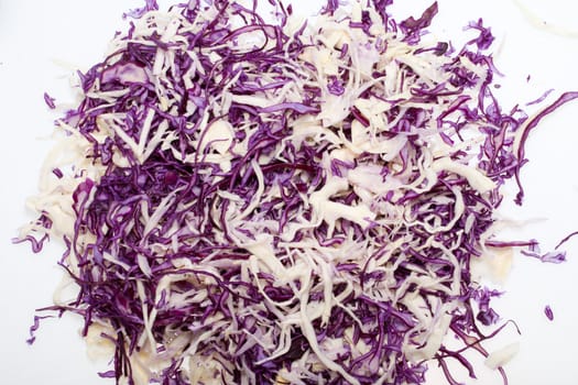 White and Red  Cabbage