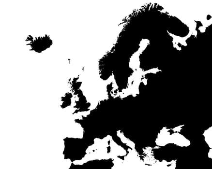 Detailed map of Europe