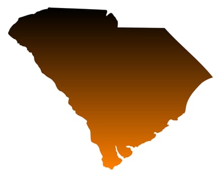 Map of South Carolina