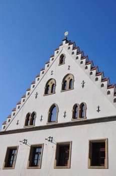 Traditional building in Straubing, Bavaria