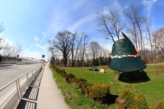 Alpini's bridge in Belluno, Italy