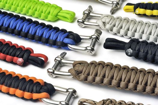 bracelets of survival offering a useful reserve of cord for the adventure