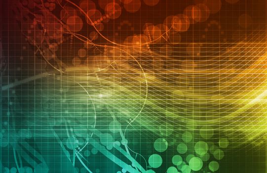 DNA Medical Science and Biotech Chemistry Genes