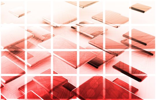 Communication Technology with Moving Data in 3d