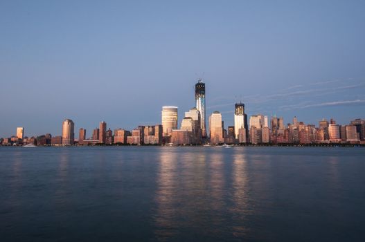 world trade center and Manhattan view