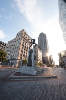 statue at New Jersey