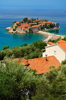 Island of Sveti Stefan -resort-island - Montenegro