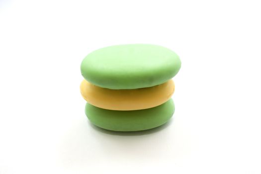 Soap is used to clean the body, such as bathing and washing soap helps dissolve fat. Clean up the cleaning.