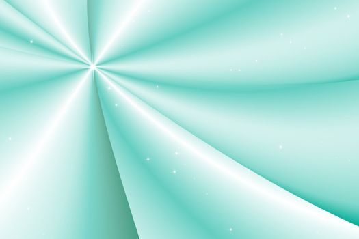 Green abstract fabric wave texture background