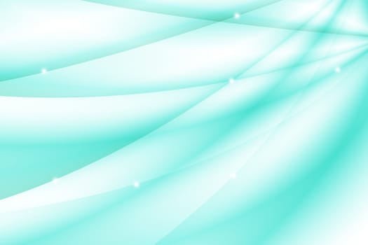 Green abstract wave glowing background